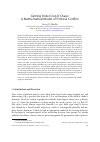 Научная статья на тему 'Getting Order Out of Chaos: A Mathematical Model of Political Conflict'