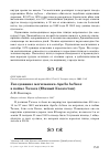 Научная статья на тему 'Гнездование могильника Aquila heliaca в пойме Таласа (Южный Казахстан)'