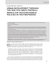 Научная статья на тему 'ГОРОДСКОЕ РАЗВИТИЕ В РАМКАХ МУЖСКОГО ЧЕМПИОНАТА МИРА ПО ФУТБОЛУ 2018 ГОДА: ВИДОИЗМЕНЕННАЯ МОБИЛЬНАЯ ПОЛИТИКА НА ПЕРИФЕРИИ'