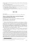 Научная статья на тему 'Гуси и лебеди в бассейне Средней Ангары и Подкаменной Тунгуски'