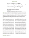 Научная статья на тему 'Hansenula polymorpha Tert: a telomerase catalytic subunit isolated in recombinant form with limited reverse transcriptase activity'