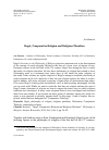 Научная статья на тему 'Hegel, Comparative religion and religious pluralism'