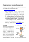 Научная статья на тему 'High-Resolution Ultra-Spectral Imager for Advanced Imaging in Agriculture and Biomedical Applications'