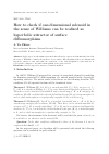 Научная статья на тему 'How to check if one-dimensional solenoid in the sense of Williams can be realized as hyperbolic attractor of surface diffeomorphism'