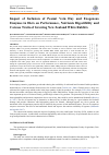 Научная статья на тему 'Impact of Inclusion of Peanut Vein Hay and Exogenous Enzymes in Diets on Performance, Nutrients Digestibility and Carcass Traits of Growing New Zealand White Rabbits'