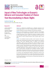 Научная статья на тему 'Impact of New Technologies on Economic Behavior and Consumer Freedom of Choice: from Neuromarketing to Neuro-Rights'