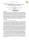 Научная статья на тему 'IMPACT OF ORGANIC FERTILIZER ON PRODUCTIVITY OF RICE FARMING IN NGAWI REGENCY OF EAST JAVA, INDONESIA'