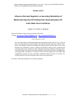 Научная статья на тему 'Influence of growth regulators on secondary metabolites of Medicinally important oil Yielding plant Simarouba glauca DC. Under water stress conditions'