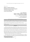 Научная статья на тему 'Influence of initial components mechanical activation on the properties of protective enamel coating on the cast-iron surface'