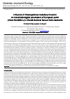 Научная статья на тему 'Influence of Triaenophorus nodulosus invasion on morphobiological parameters of European perch (Рerca fluviatilis L.) in Shatsk National Nature Park reservoirs'