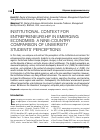 Научная статья на тему 'Institutional context for entrepreneurship in emerging economies: a nine-country comparison of university students’ perceptions'