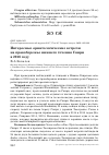 Научная статья на тему 'Интересные орнитологические встречи на правобережье нижнего течения Свири в 2016 году'