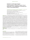 Научная статья на тему 'Intratumoral morphological heterogeneity of breast cancer as an indicator of the metastatic potential and tumor chemosensitivity'