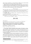 Научная статья на тему 'Изменение поведения домового воробья Passer domesticus в условиях города Сумы'