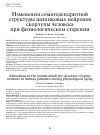 Научная статья на тему 'Изменения соматодендритной структуры шипиковых нейронов скорлупы человека при физиологическом старении'