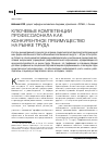 Научная статья на тему 'Ключевые компетенции профессионала как конкурентное преимущество на рынке труда'