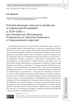 Научная статья на тему 'КОЛЛЕКТИВИЗАЦИЯ СЕЛЬСКОГО ХОЗЯЙСТВА В ПОДМОСКОВНОЙ ДЕРЕВНЕ В 1929-1930 ГГ. (НА МАТЕРИАЛАХ МОСКОВСКОГО, КОЛОМЕНСКОГО, ОРЕХОВО-ЗУЕВСКОГО И СЕРПУХОВСКОГО ОКРУГОВ)'