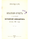 Научная статья на тему 'Краткий отчет о научной заграничной командировке летом 1914 года'