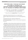 Научная статья на тему 'Критические стенозы мозговых артерий: особенности церебральной гемодинамики до и после эндоваскулярных операций'