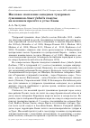 Научная статья на тему 'Массовое скопление западных тундровых гуменников Anser fabalis rossicus на весеннем пролёте в устье Камы'