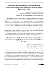 Научная статья на тему 'Механизмы формирования культуры почитания человеческих ценностей у старшеклассников на основе фольклора в хоре'