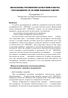 Научная статья на тему 'Механизмы управления качеством работы поставщиков на основе бальных оценок'