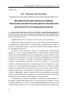 Научная статья на тему 'Методологический подход и основные показатели оценки организационно-технической безопасности строительных проектов'