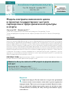 Научная статья на тему 'Модель контракта жизненного цикла в проектах государственно-частного партнерства в сфере физической культуры и спорта'