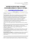 Научная статья на тему 'Морфологические основы гемодинамики в ушках сердца'