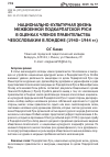 Научная статья на тему 'НАЦИОНАЛЬНО-КУЛЬТУРНАЯ ЖИЗНЬ МЕЖВОЕННОЙ ПОДКАРПАТСКОЙ РУСИ В ОЦЕНКАХ ЧЛЕНОВ ПРАВИТЕЛЬСТВА ЧЕХОСЛОВАКИИ В ЛОНДОНЕ (1940–1944 гг.)'