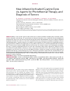 Научная статья на тему 'NEAR-INFRARED ACTIVATED CYANINE DYES AS AGENTS FOR PHOTOTHERMAL THERAPY AND DIAGNOSIS OF TUMORS'