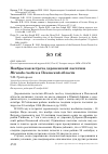 Научная статья на тему 'Ноябрьская встреча деревенской ласточки Hirundo rustica в Псковской области'