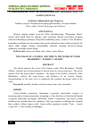 Научная статья на тему 'O‘TKIR HOSHIMOVNING “DUNYONING ISHLARI” QISSASIDA AYOL VA ZAMON QIYOFASI'