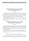 Научная статья на тему 'Об отношении японцев к другим странам и россиян к Японии в 2018 году'