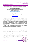 Научная статья на тему 'OILADA BILIMLI AYОL – YОRUG’ KELAJAK TARBIYАCHISIDIR '