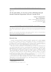 Научная статья на тему 'On the solvability of a system of two multidimensional loaded parabolic equations with the Cauchy data'