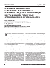 Научная статья на тему 'Основные направления совершенствования учета основных средств и амортизации в организациях различных организационно-правовых форм'