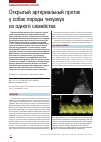 Научная статья на тему 'Открытый артериальный проток у собак породы чихуахуа из одного семейства'