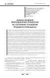 Научная статья на тему 'Оценка влияния миграционных процессов на состояние и развитие трудового потенциала'