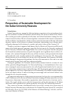 Научная статья на тему 'PERSPECTIVES OF SUSTAINABLE DEVELOPMENT FOR THE ITALIAN UNIVERSITY MUSEUMS'