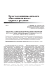 Научная статья на тему 'Подготовка студентов к комплексной профессиональной деятельности в условиях реального производства в ПОО (из опыта работы ГБПОУ "ЧГКИПиТ")'