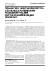 Научная статья на тему 'Показатели иммунного статуса у больных хроническим рецидивирующим фурункулезом в стадии ремиссии'