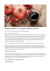 Научная статья на тему 'Pomegranate juice – 15 reasons to add it to your diet'