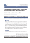 Научная статья на тему 'Possible use of remote sensing for reforestation processes in Arctic zone of European Russia'