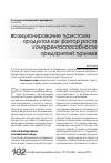 Научная статья на тему 'Позиционирование туристских продуктов как фактор роста конкурентоспособности предприятий туризма'