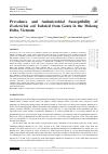 Научная статья на тему 'Prevalence and Antimicrobial Susceptibility of Escherichia coli Isolated from Goats in the Mekong Delta, Vietnam'