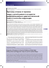 Научная статья на тему 'Причины отказа от приема пищи у детей раннего возраста: дифференциально-диагностический поиск и способы коррекции'