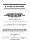 Научная статья на тему 'Применение метода конкретных учебных ситуаций (кейс-технологий) в образовательном процессе средней школы на примере урока экологии'