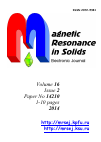 Научная статья на тему 'Probing the Metal-to-Insulator Transition in LaCu3RuxTi4-xO12 by Gd-ESR'