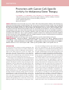 Научная статья на тему 'Promoters with Cancer cell-specific activity for melanoma gene therapy'